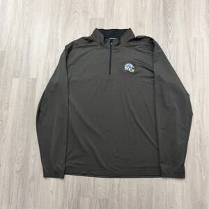 Cutter & Buck Detroit Lions 1/4 Zip Pullover Men's 3XT Gray Black NFL Football
